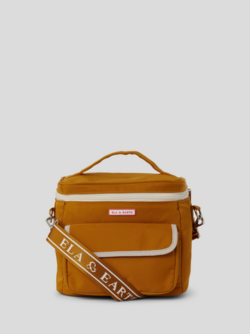 Kids Lunch Bag With Strap - Mustard