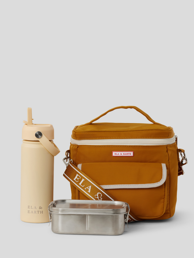 Kids lunch bag set - Mustard 