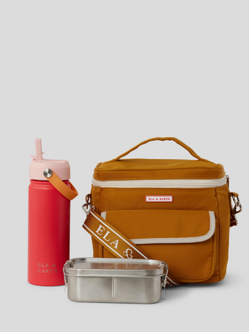 Kids lunch bag set - Mustard 