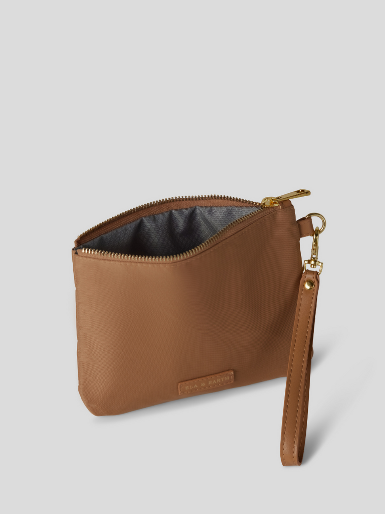 Insulated pouch - tan