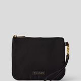 Medium Pouch - Black With Gold  