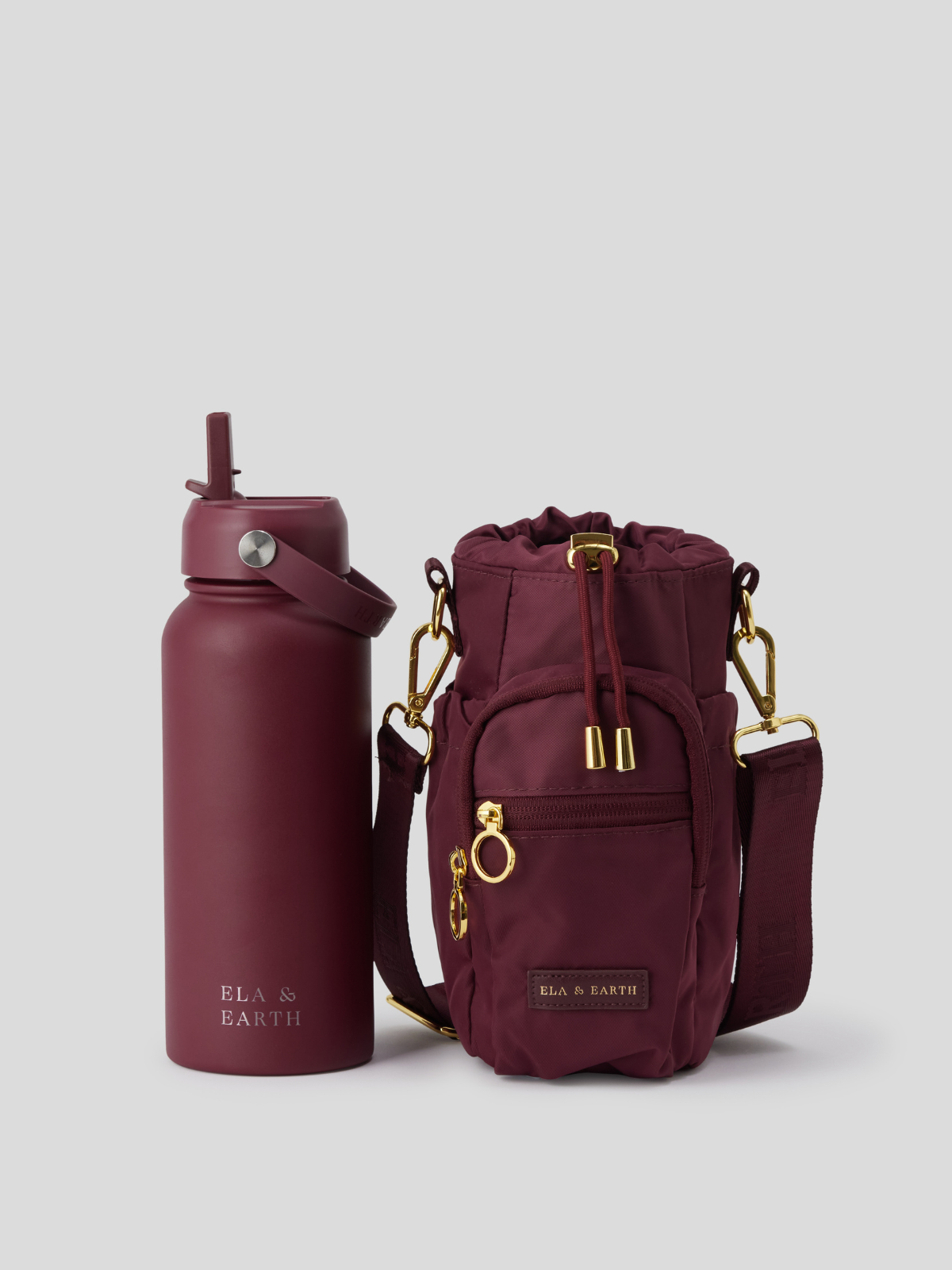 Shiraz Water Bottle and Water Bottle Bag 