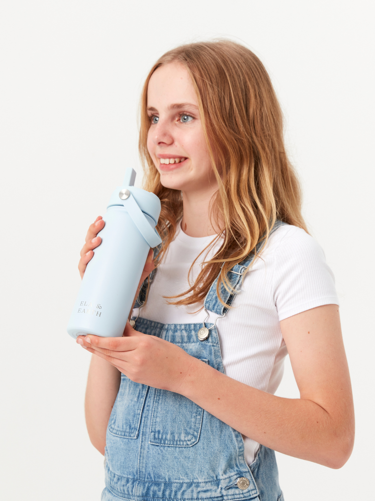 insulated drink bottle - blue