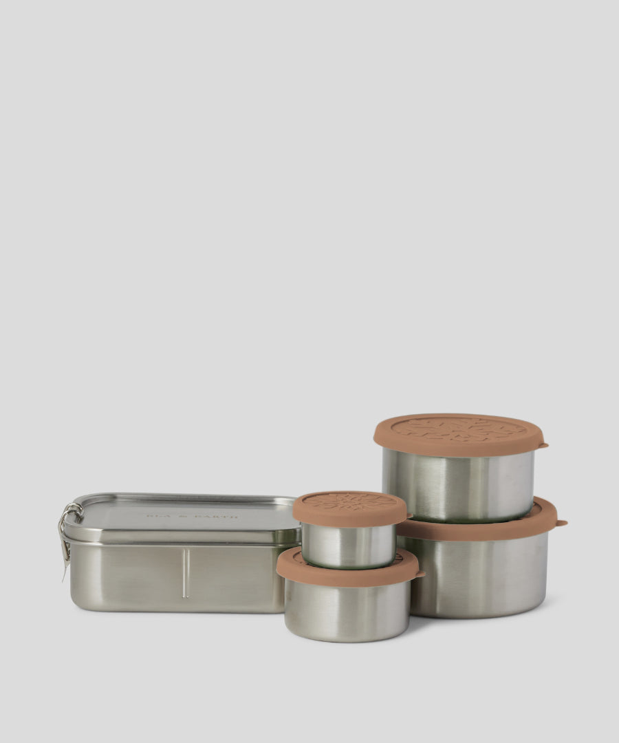 Stainless steel bento lunch box set