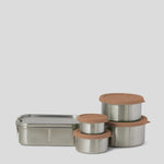 Stainless steel bento lunch box set