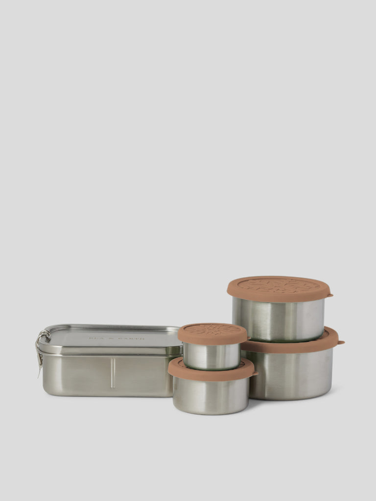Stainless steel bento lunch box set