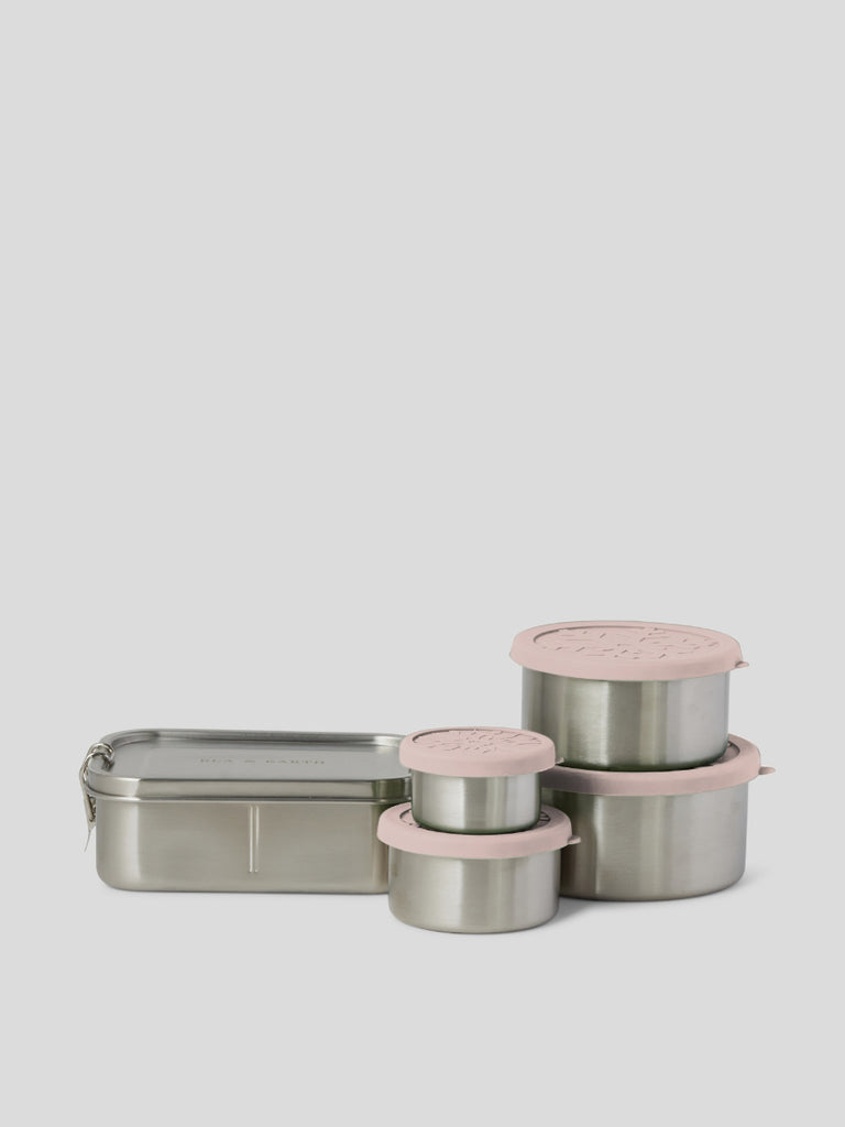 Stainless steel bento lunch box set