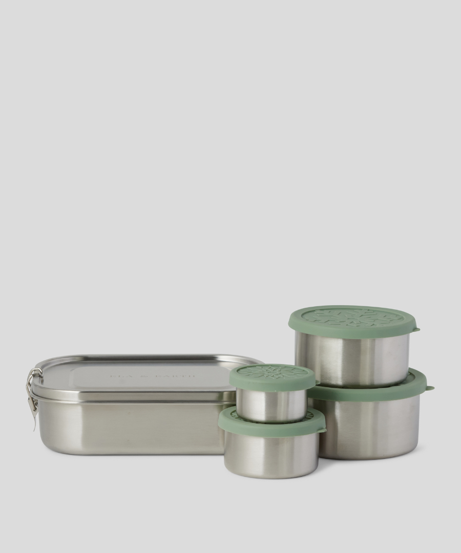 Stainless steel bento lunch box set