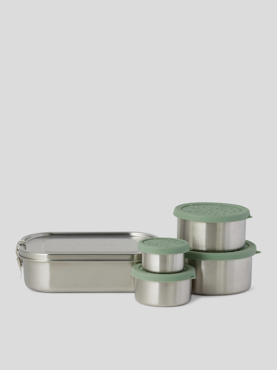 Stainless steel bento lunch box set