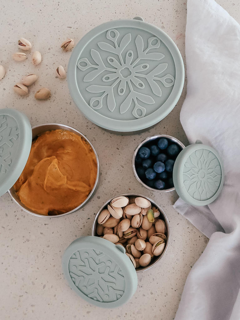 Stainless steel food containers