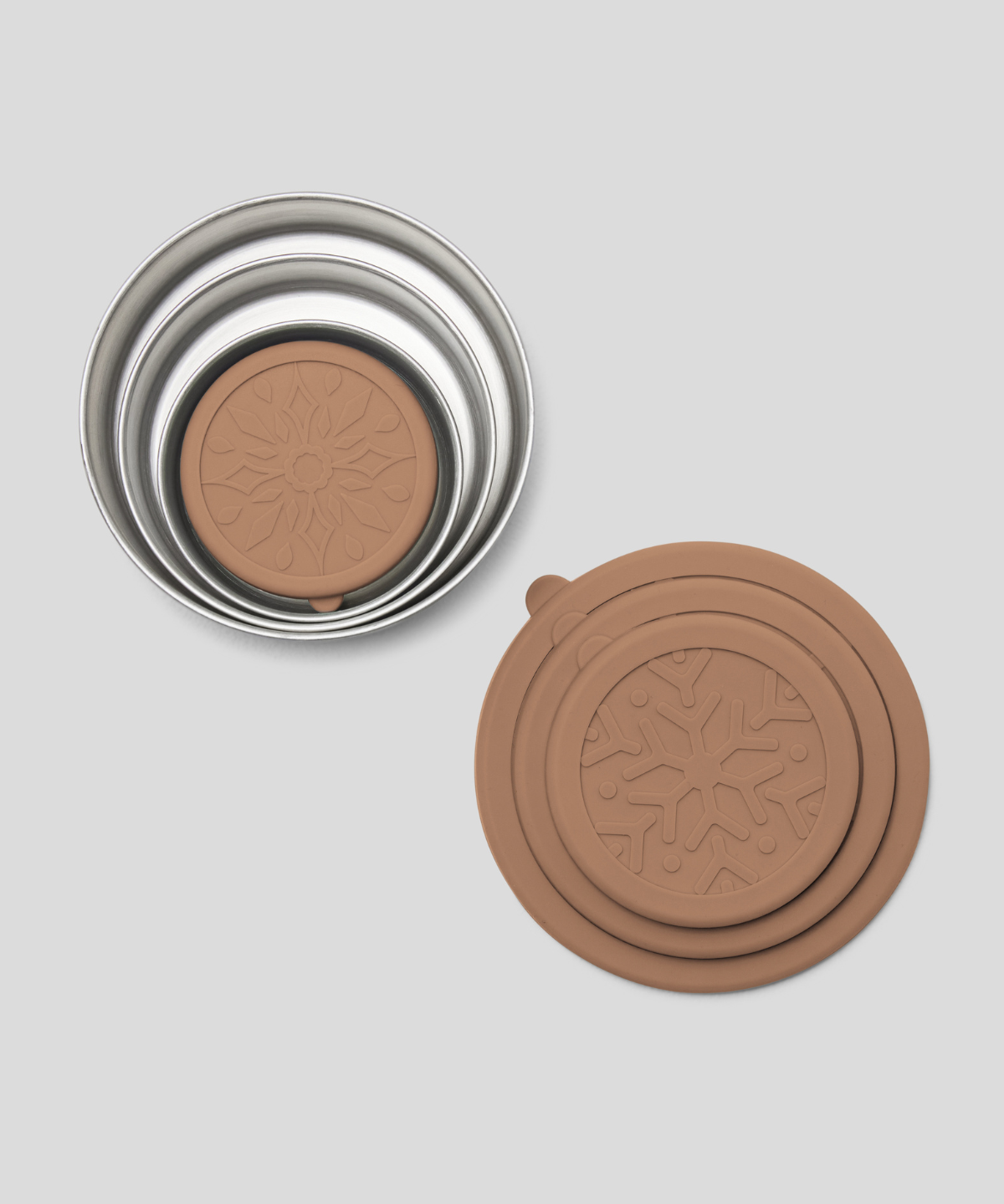 Stainless steel food containers