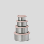 pink nesting containers 