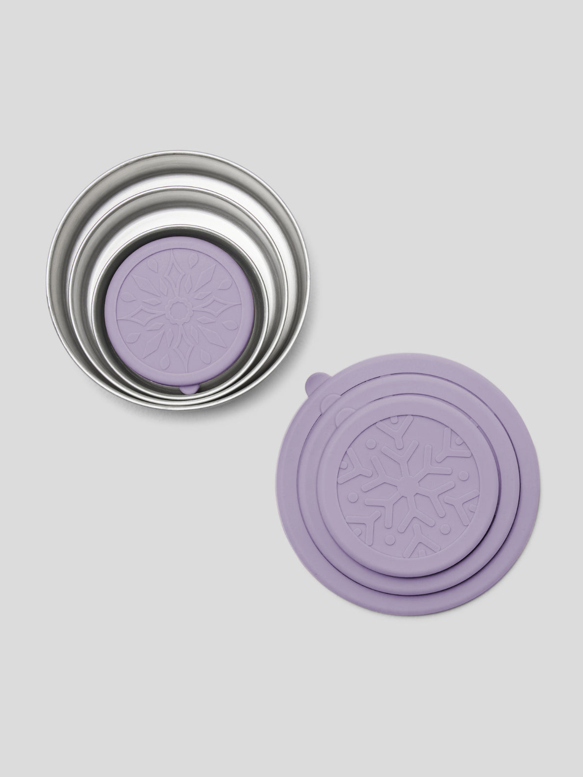 Stainless steel food containers