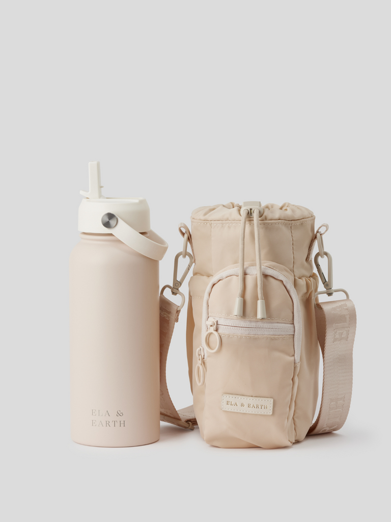 Water bottle bag and 1 litre water bottle