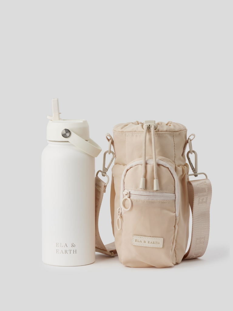Water bottle bag and 1 litre water bottle