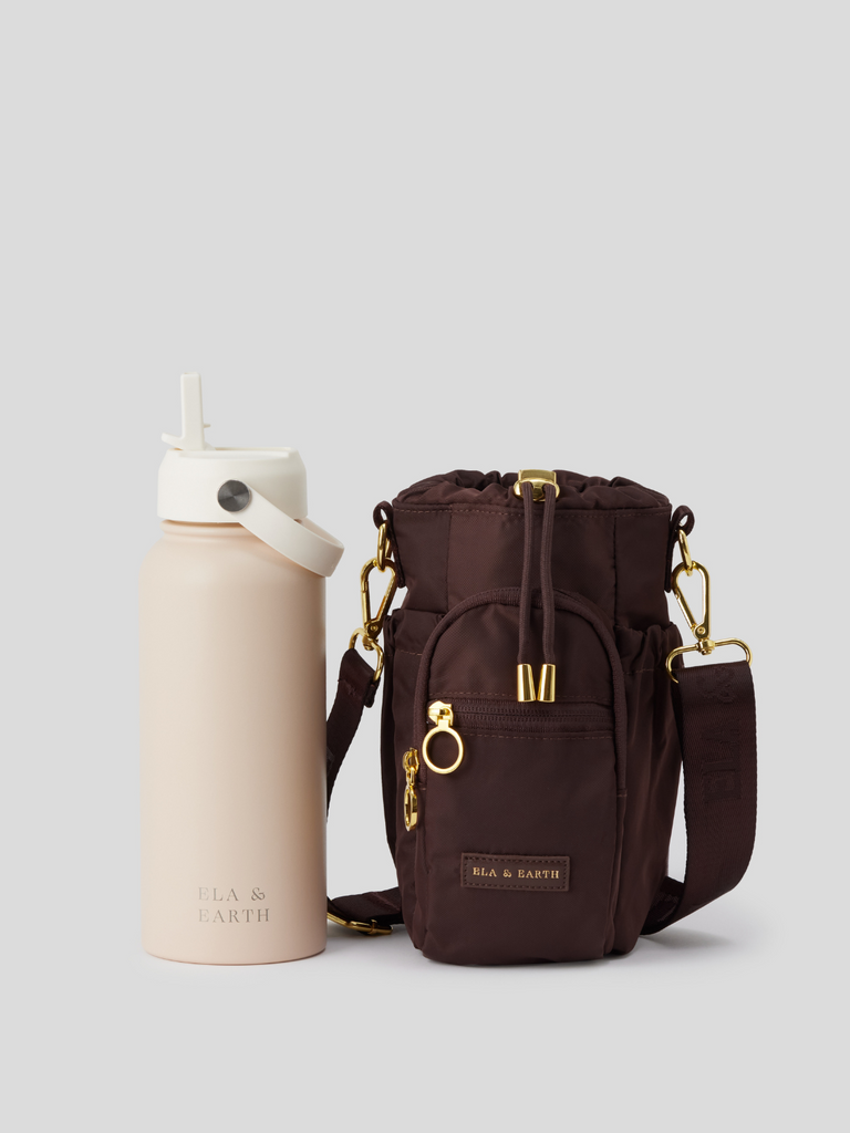 Water bottle bag and 1 litre water bottle 