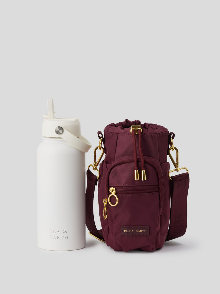 Water bottle bag and 1 litre water bottle