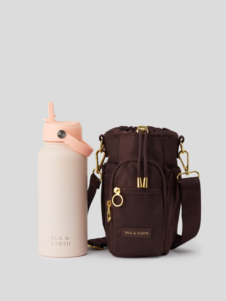 Water bottle bag and 1 litre water bottle 