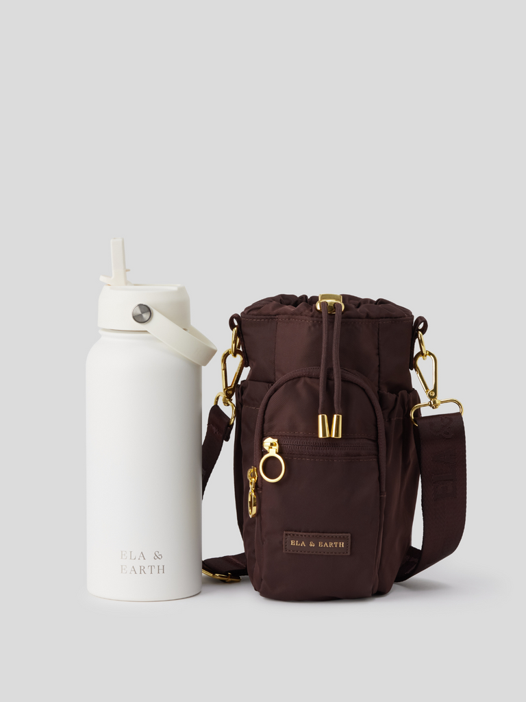 Water bottle bag and 1 litre water bottle 