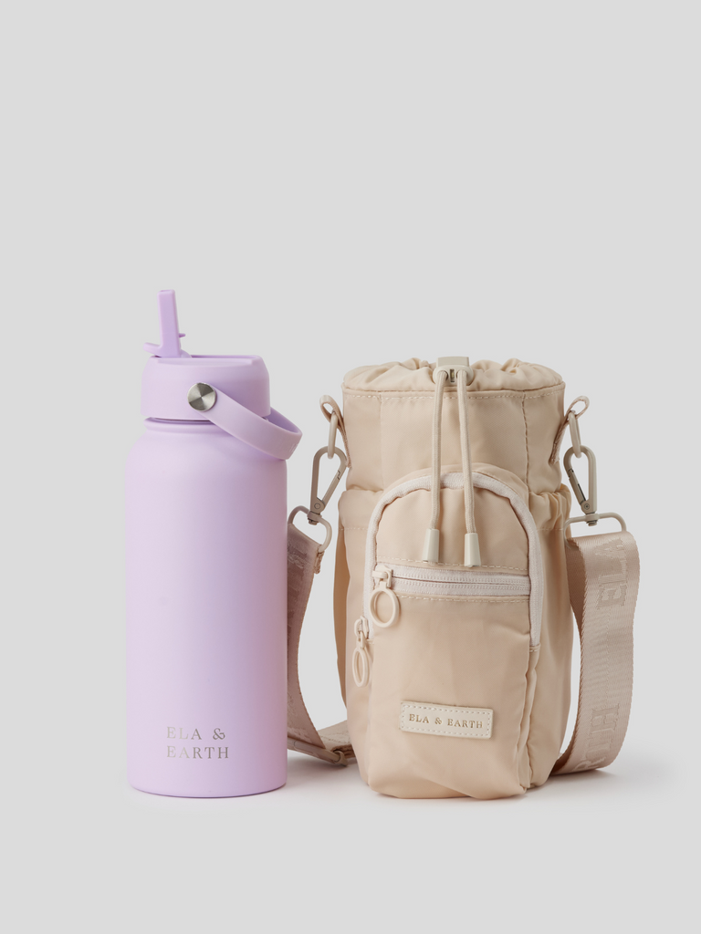 Water bottle bag and 1 litre water bottle