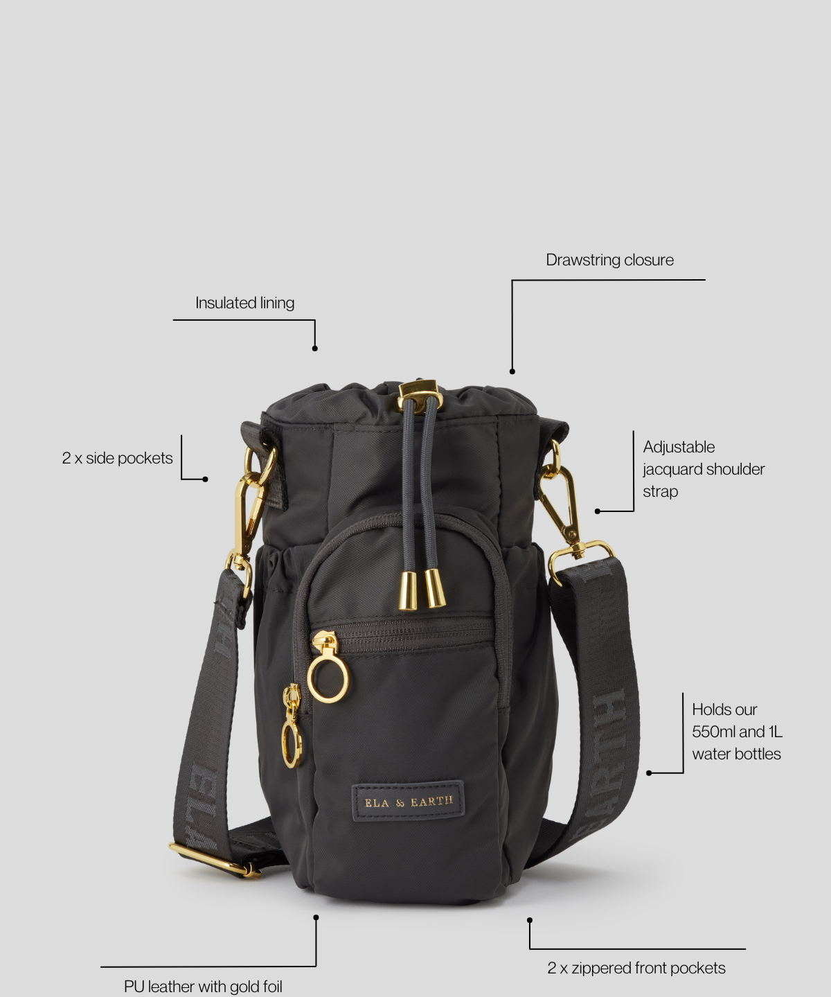 [Almost Perfect] Odyssey Water Bottle Bag