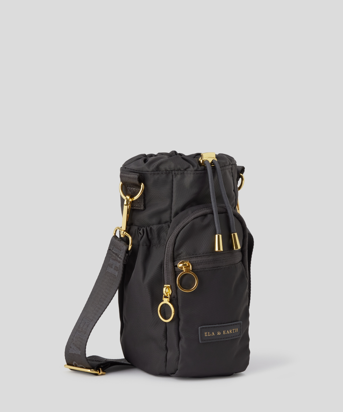 Drink bottle bag - charcoal