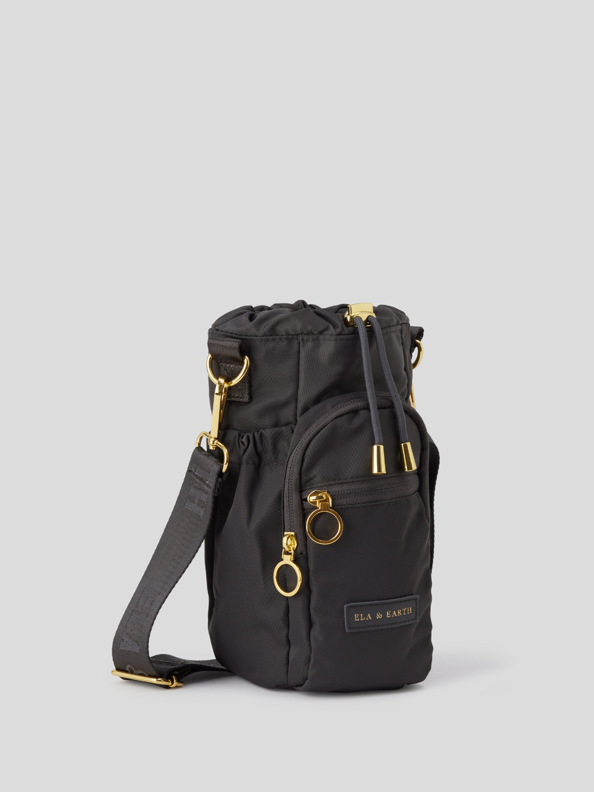 Drink bottle bag - charcoal