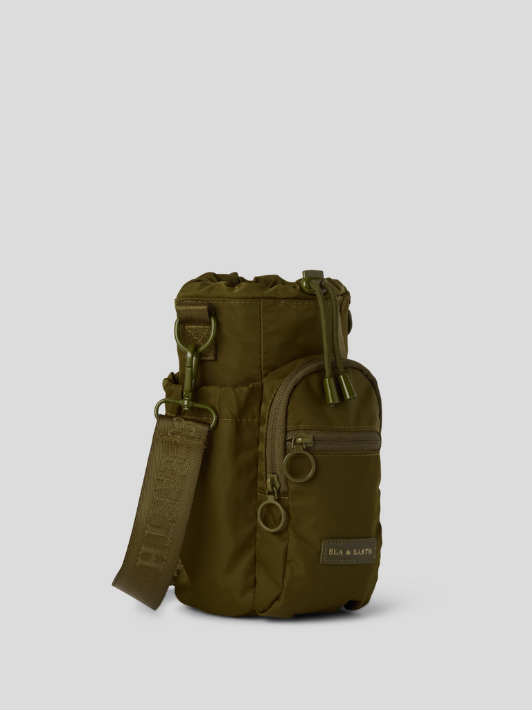 Drink bottle bag - Khaki green