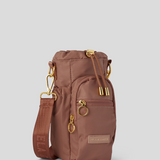Cross body drink bottle bag - Dusty pink