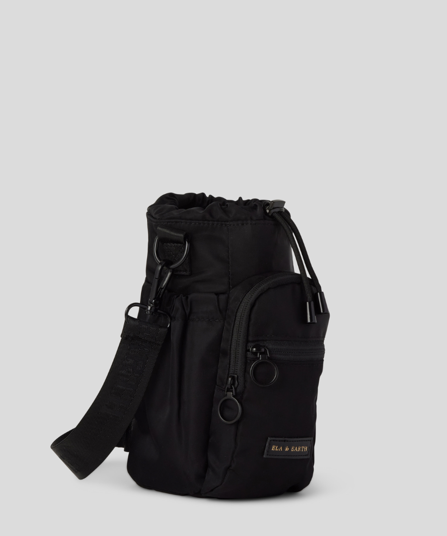 Water Bottle Sling Bag  - Black