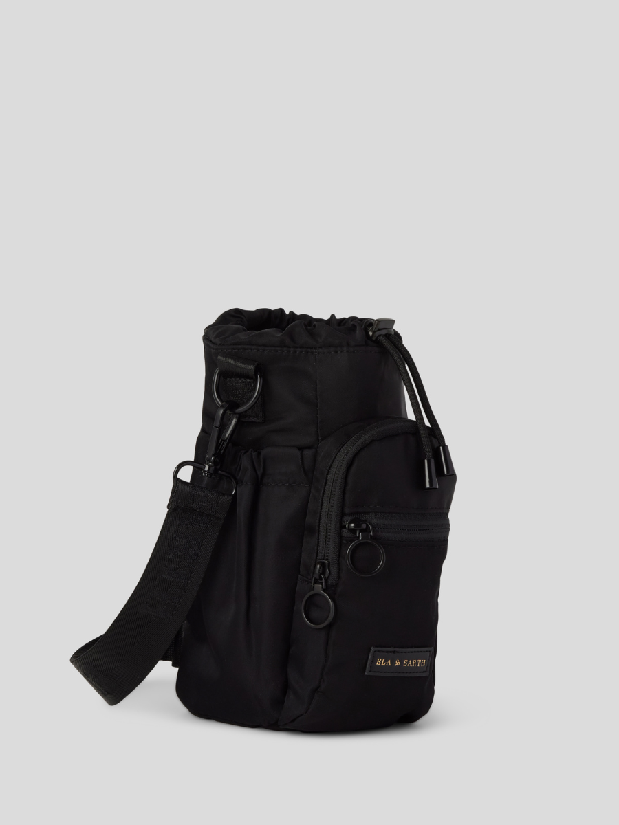 Water Bottle Sling Bag  - Black