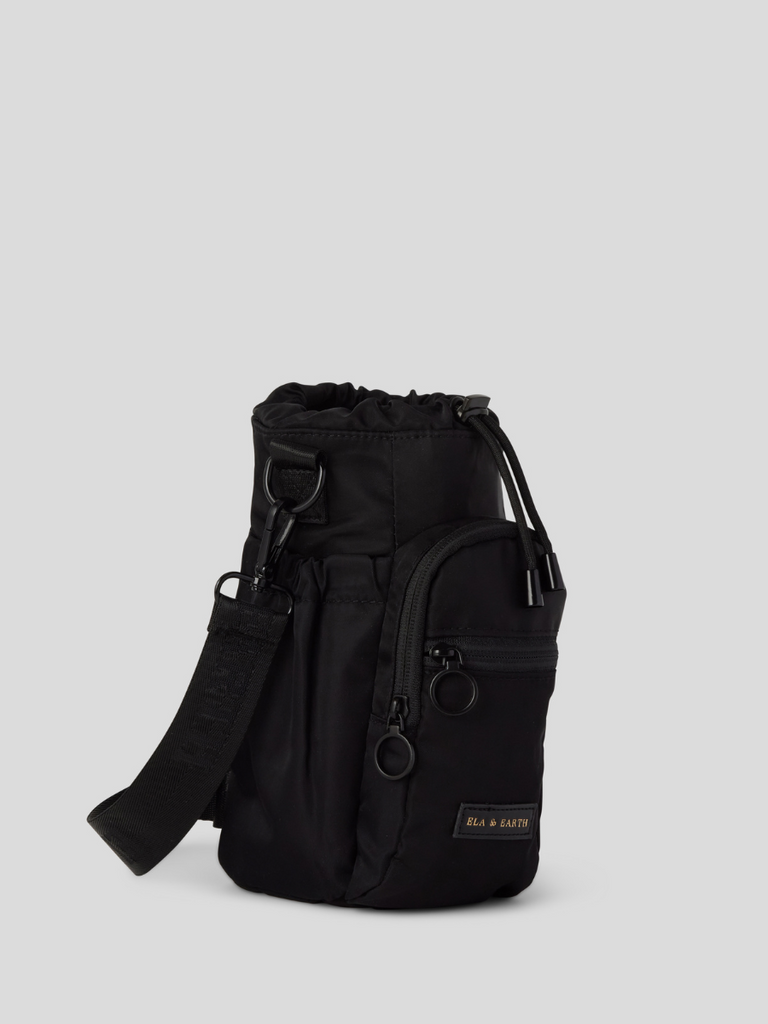 Water Bottle Sling Bag  - Black