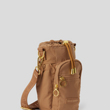 Water Bottle Sling Bag - Brown