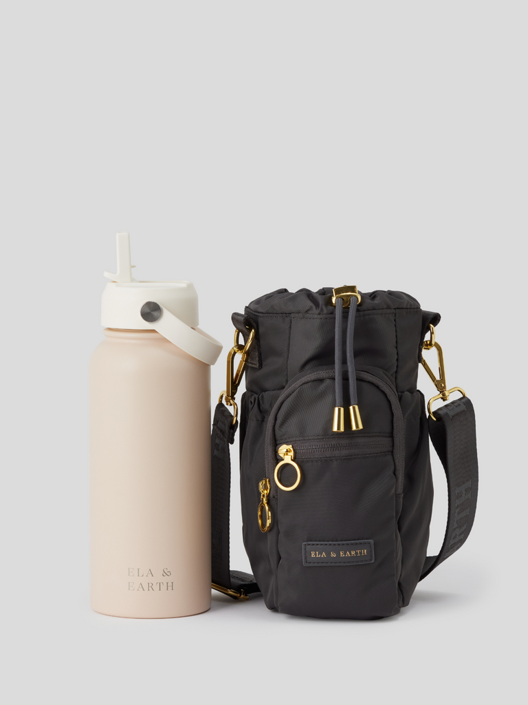 water bottle bag and 1 litre water bottle 