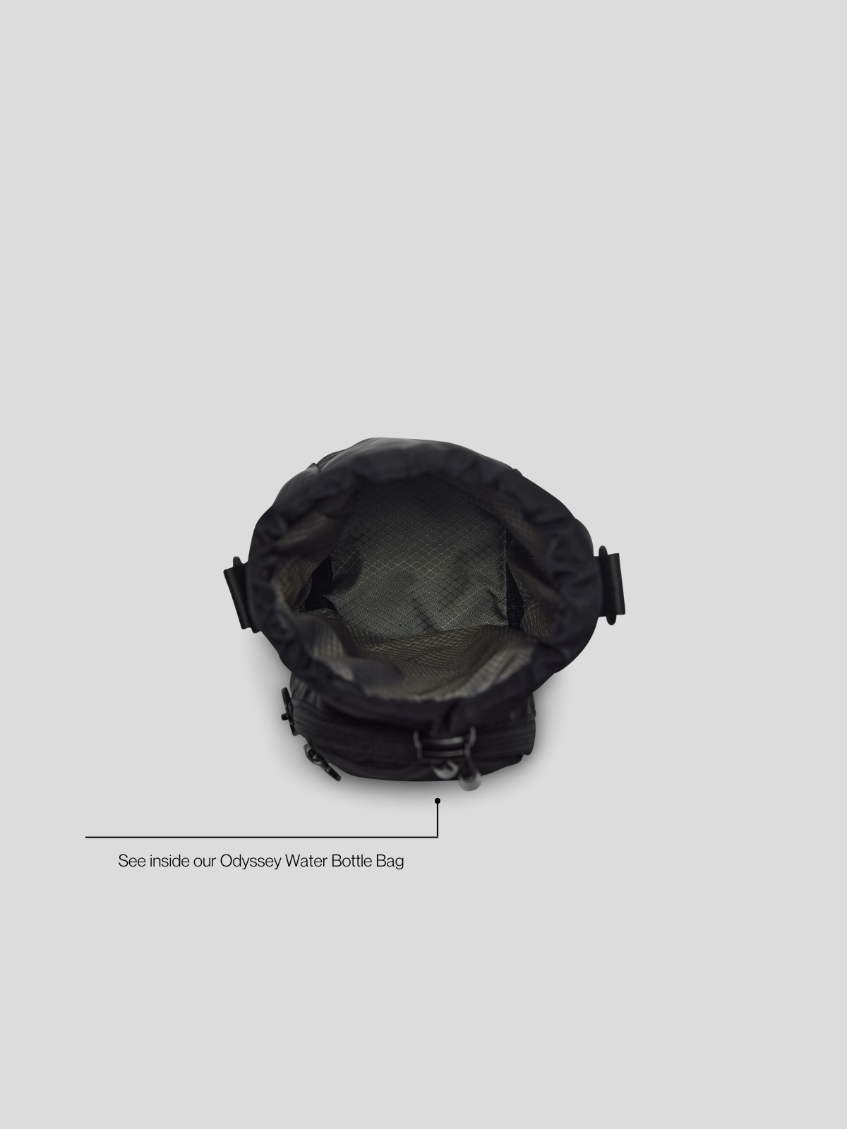 Bottle sling bag - charcoal 