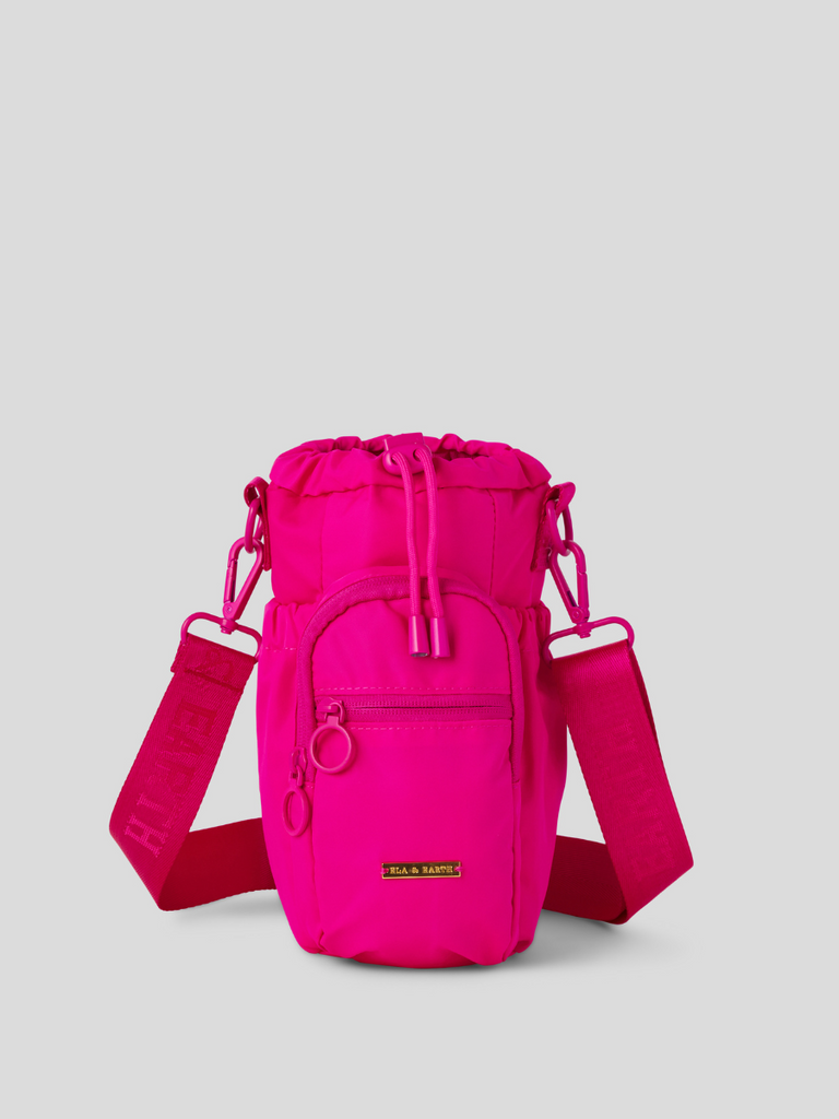 Cross body drink bottle bag - Pink