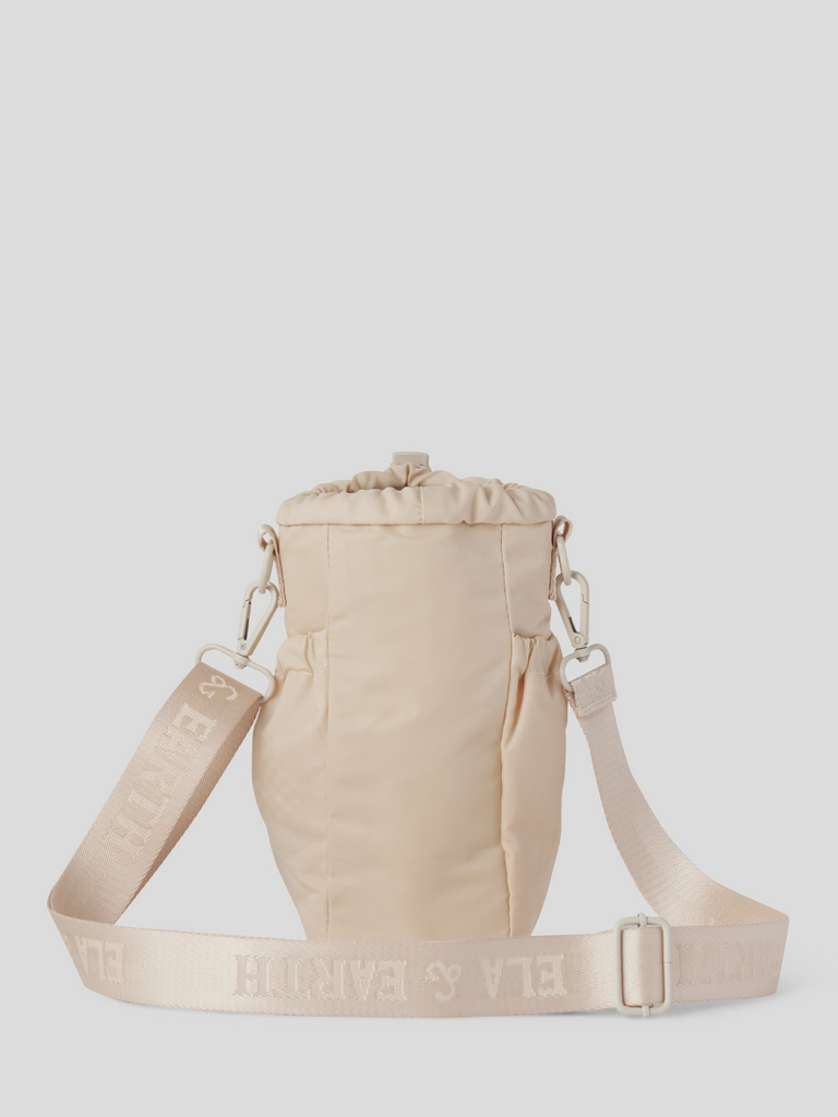 bottle bag strap - beige white