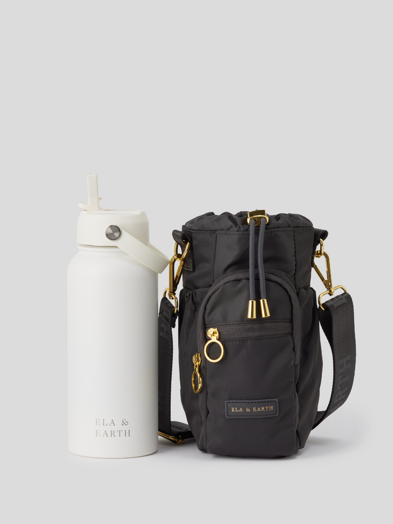 water bottle bag and 1 litre water bottle 