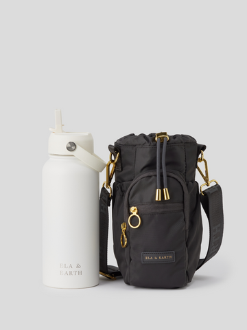 Water bottle bag and 1 litre water bottle 