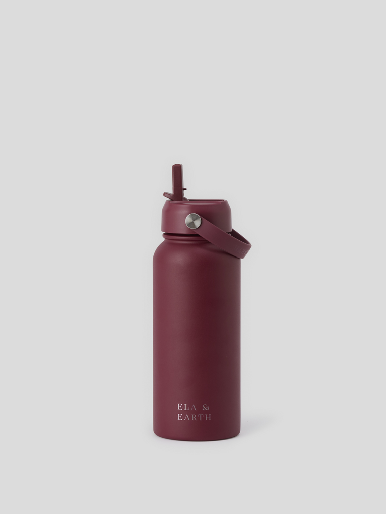 Shiraz - burgundy 1 litre water bottle